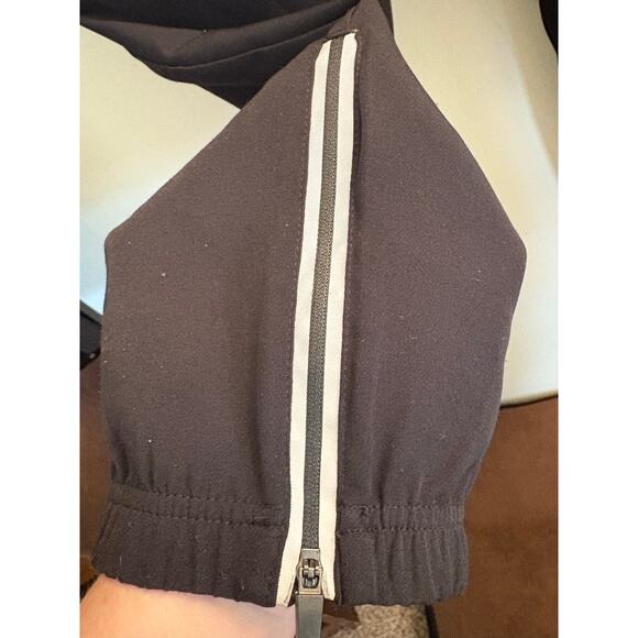 Dip Womens Jogger Lounge Sweat Pants XL Stretch Black Drawstring Pockets - Picture 5 of 6